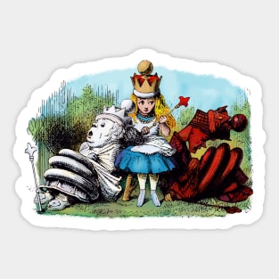 Alice and the Queens Sticker